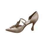 Manolo Blahnik Light Gold Satin M Quirinal Pumps Size 37.5 - Image 4