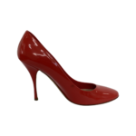 Miu Miu Coral Patent Leather Round Toe Pumps Size 37.5 - Image 6