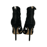 Alexandre Birman Black Suede Leather Loreta Cage Ankle Wrap Sandals Size 38 - Image 7