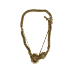 Carolina Herrera Crystal Embellished Gold Hardware Necklace - Image 2