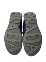 Prada Black/Navy Blue Nylon Lace Up Sneakers Size 40 - Image 5