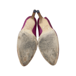 Sarah Jessica Parker Fuchsia Satin Pumps Size 42 - Image 9