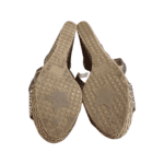 Jimmy Choo Bronze Leather Cork Wedge Size 38 - Image 5