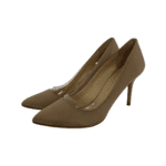 Charlotte Olympia Champagne Satin Silk & PVC Party Shoes 85 Pumps Size 37