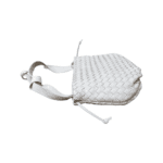 Bottega Veneta White Intrecciato  Leather Small The Bulb Bag - Image 8