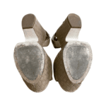 Bottega Veneta Beige Leather Wedge Size 36.5 - Image 8