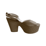 Bottega Veneta Beige Leather Wedge Size 36.5 - Image 5