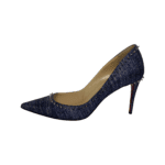 Christian Louboutin Blue Denim Spiked Anjalina Pumps Size 39.5 - Image 5