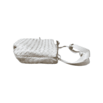 Bottega Veneta White Intrecciato  Leather Small The Bulb Bag - Image 7