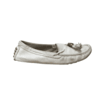 Gucci Beige Leather Tassle Slip On Loafers Size 40 - Image 7
