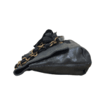 Lanvin Black Leather Chained Shoulder Bag - Image 4