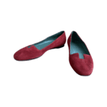 Hermes Red Suede Loafer Size 37 - Image 5
