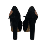 Moschino Griselda Heart Print Mary Jane Shoes Size 38.5 - Image 7