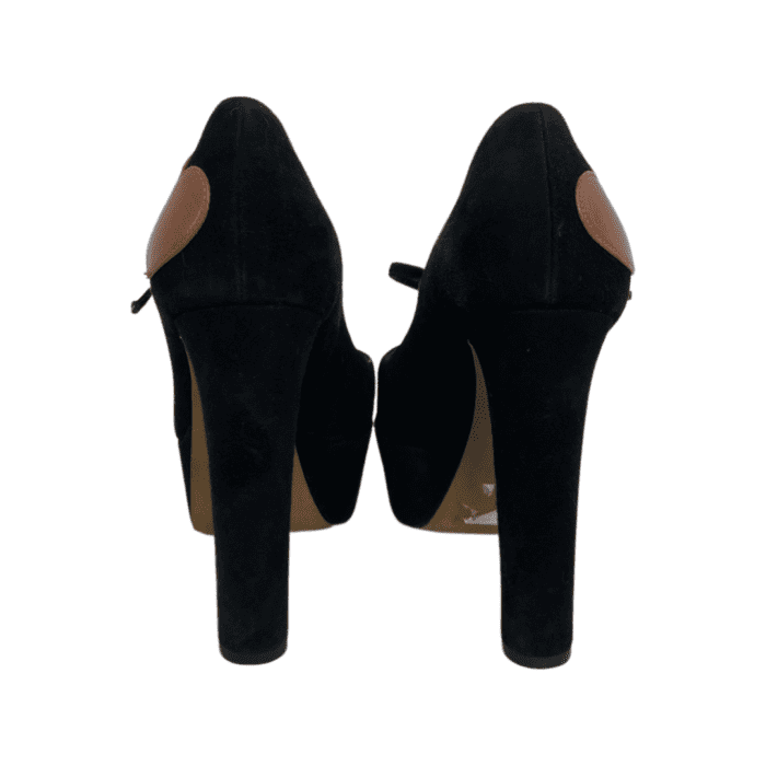 Moschino Griselda Heart Print Mary Jane Shoes Size 38.5 - Image 7