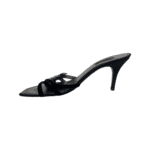 Louis Vuitton Crystal Embellished Black Suede Sandals Size 40 - Image 4