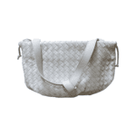Bottega Veneta White Intrecciato  Leather Small The Bulb Bag - Image 2