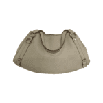 Gucci Off White Pebbled Leather Abbey Shoulder Bag