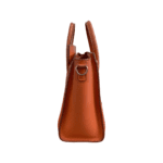 Celine Orange Leather Nano Top Handle Bag - Image 3
