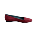 Hermes Red Suede Loafer Size 37 - Image 2