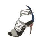 Fendi Tri Color Cage Sandals Size 38 - Image 5