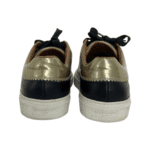 Givenchy Black Leather Sneakers with Gold Trim Size 36 - Image 7