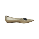 Jimmy Choo Gold Glitter Gala Ballerina Flats Size 39 - Image 7