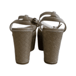 Bottega Veneta Beige Leather Wedge Size 36.5 - Image 7