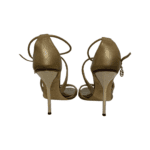 Gucci Gold Guccissima Leather Strappy Sandals Size 39 - Image 7