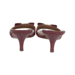 Salvatore Ferragamo Pink Patent Leather and Canvas Glory Bow Sandals Size 37 - Image 7