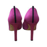 Sarah Jessica Parker Fuchsia Satin Pumps Size 42 - Image 3