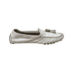 Gucci Beige Leather Tassle Slip On Loafers Size 40 - Image 5