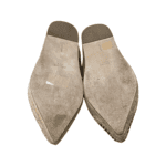 Celine Black Leather Babouche V Cut Espadrille Flats Size 38 - Image 4