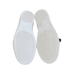 Lanvin Metallic Glitter Fabric Low Top Sneakers Size 39 - Image 8