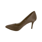 Charlotte Olympia Champagne Satin Silk & PVC Party Shoes 85 Pumps Size 37 - Image 3