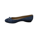 Salvatore Ferragamo Oxford Blue Print Suede Aba Ballet Flats Size 39 - Image 6