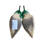 Jimmy Choo Anouk 120 Green Suede Pumps Size 38.5 - Image 9