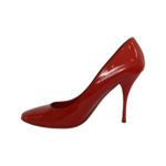 Miu Miu Coral Patent Leather Round Toe Pumps Size 37.5 - Image 3