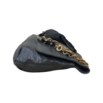 Lanvin Black Leather Chained Shoulder Bag - Image 5