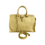 Saint Laurent Yellow Leather Small Cabas Y-Ligne Tote - Image 4