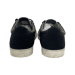 Armani Jeans Navy Blue Leather Logo Embellished Trainers Size 40 - Image 7