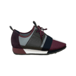 Carolina Herrera Multicolor Leather and Fabric Low Top Sneakers Size 37 - Image 7