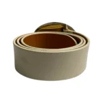 Dolce & Gabbana Beige Grained Leather Logo Buckle Belt 75 CM - Image 2