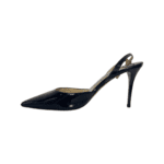 Jimmy Choo Blue Patent Leather Tarida Slingback Sandals Size 39.5 - Image 3