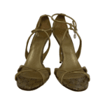 Gucci Gold Guccissima Leather Strappy Sandals Size 39 - Image 2