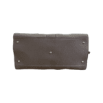 Saint Laurent Brown Calfskin Leather Large Cabas Chyc Tote - Image 5