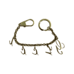 Gucci Hanging Letters Gold Tone Key Chain and Bag Charm - Image 3