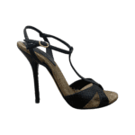 Dolce & Gabbana Blue Python Ankle Strap Sandals Size 39 - Image 4