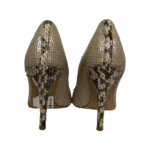 Bourne Brown Full Sequins Embellished Open Toe Pumps Size 39 - Image 7