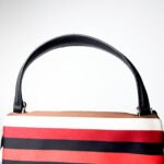 Carolina Herrera Monogram Silk Satin-Finish Flap Bag with Strap - Image 2