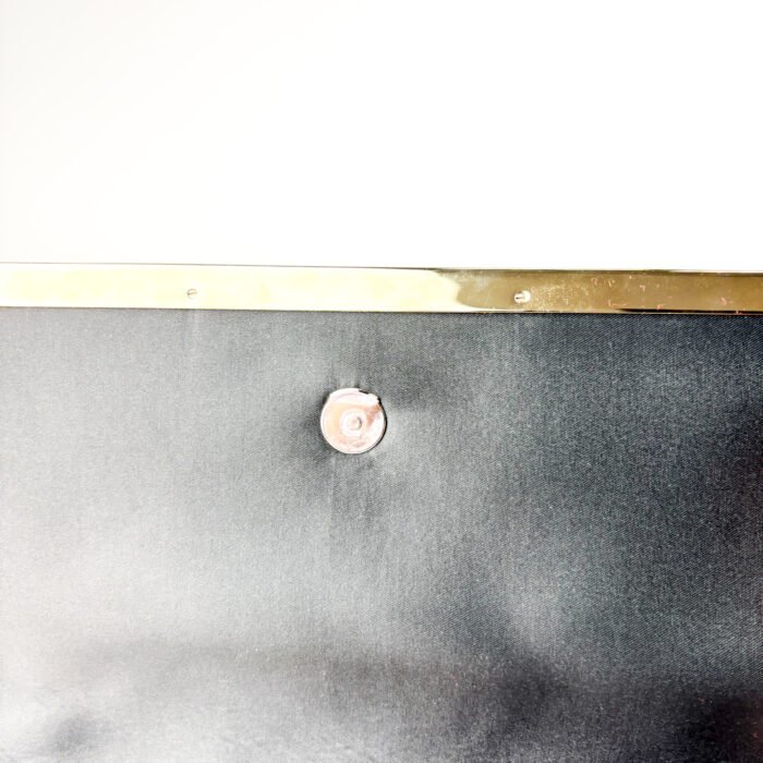 Carolina Herrera Monogram Silk Satin-Finish Flap Bag with Strap - Image 4